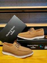 Cargar imagen en el visor de la galería, Casual azul y camel
