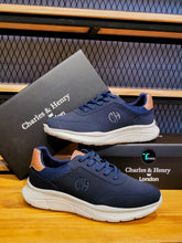 Cargar imagen en el visor de la galería, casual Charles Beige y azul
