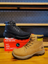 Cargar imagen en el visor de la galería, Botas Ecko camel y negra
