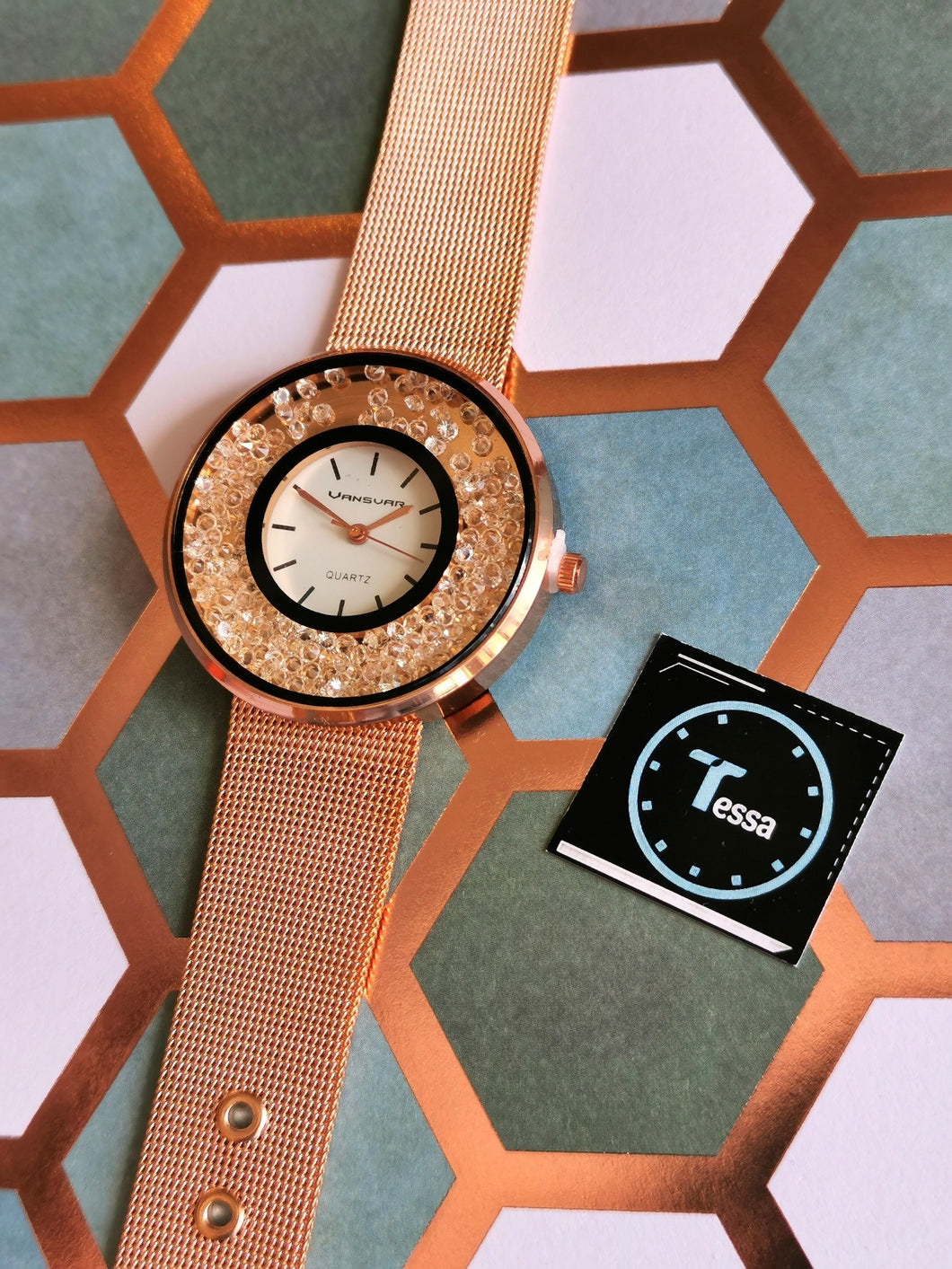 Reloj Metalico Rose gold