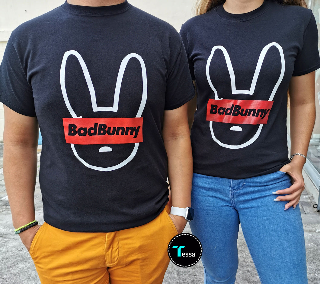 Camiseta negra Bad Bunny