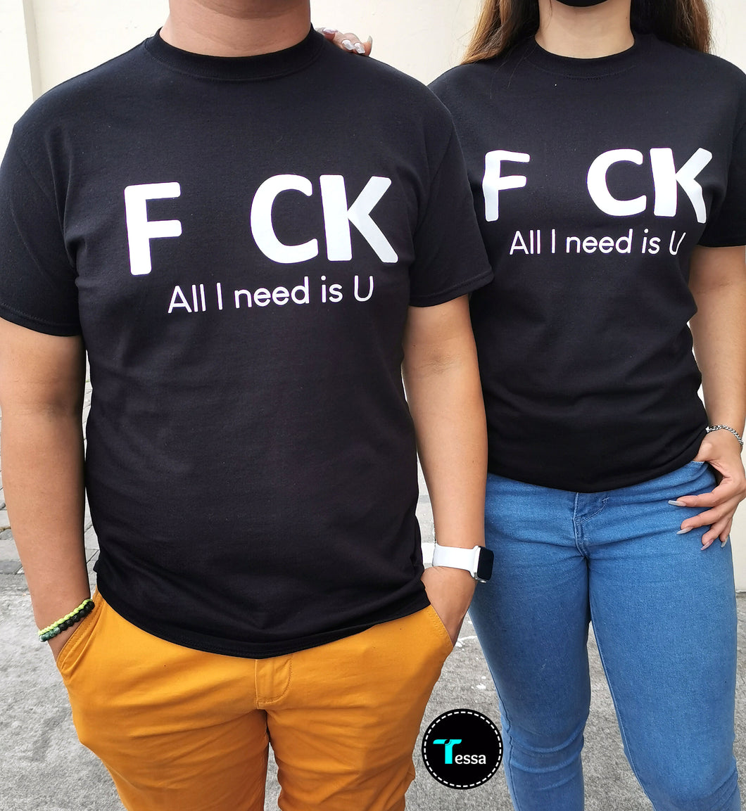 Camiseta negra F CK